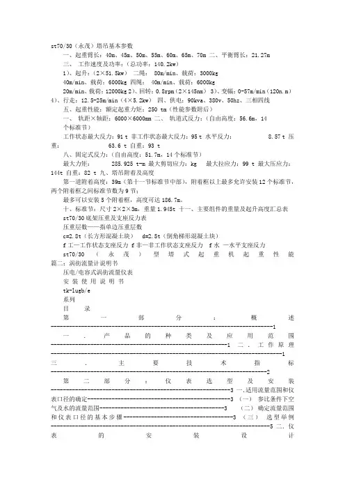 ST7030说明书