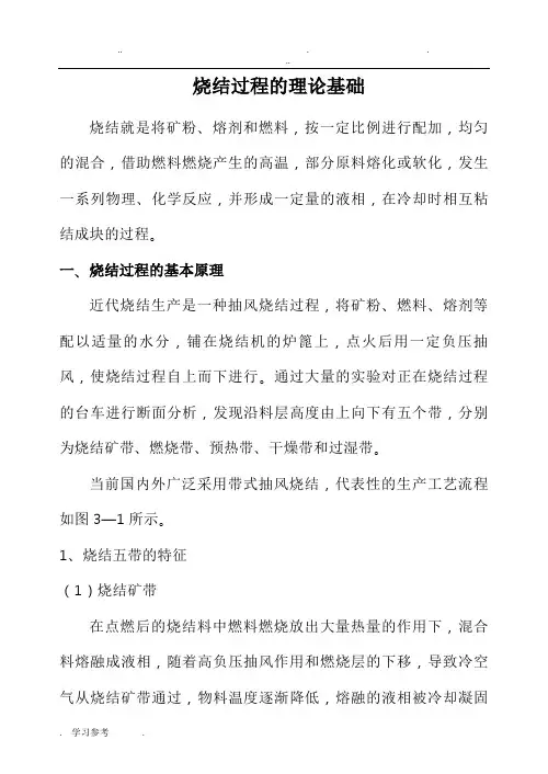 烧结过程的理论基础