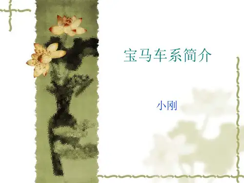 宝马车系简介