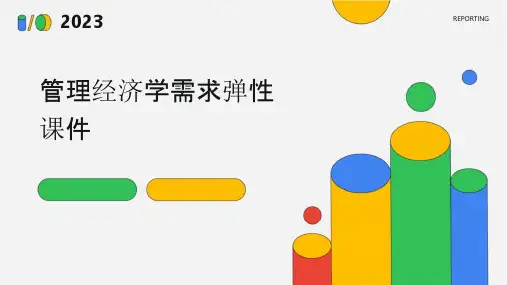 管理经济学需求弹性课件