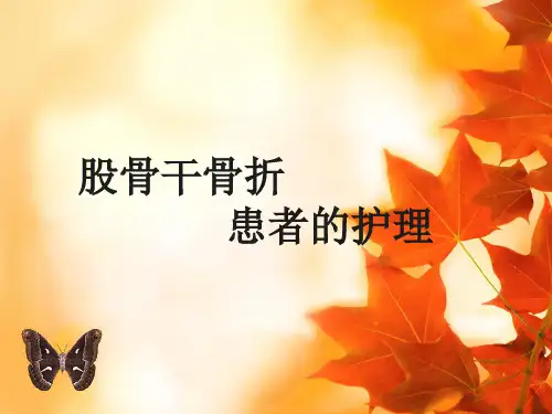 股骨干骨折患者的护理PPT课件