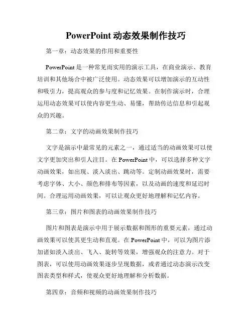 PowerPoint动态效果制作技巧