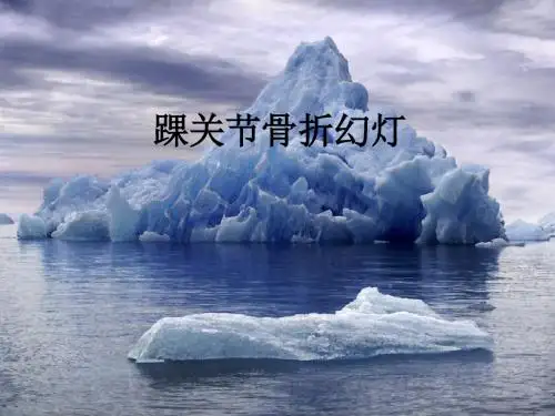 踝关节骨折幻灯ppt课件