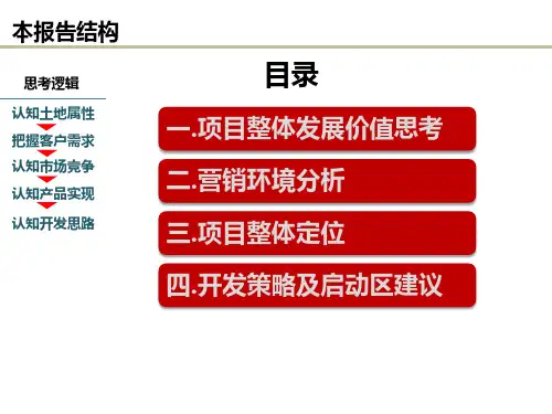 保利·郑州杓袁项目前期定位报告方案