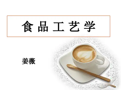 食品工艺学 第一章 绪论