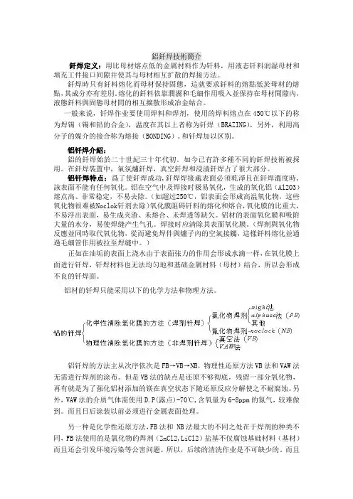 铝钎焊技术简介