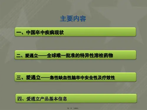 爱通立脑梗科室会