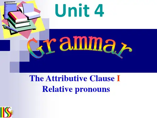 人教高中英语必修4Unit4Grammar(共22张PPT)