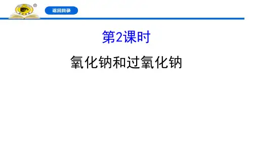 《氧化钠和过氧化钠》钠及其化合物PPT