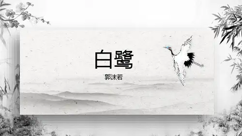 《白鹭》课件(共32张PPT)