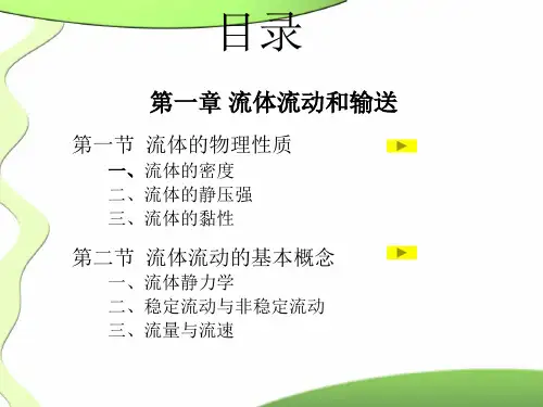 流体流动和输送.ppt