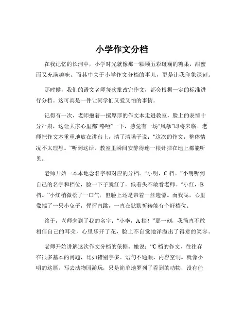 小学作文分档