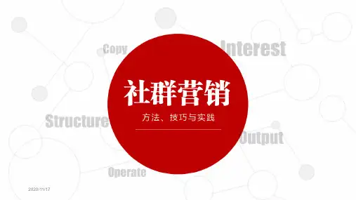 《社群营销》PPT