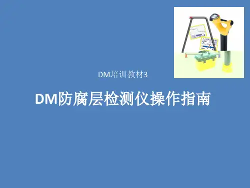 DM防腐层检测仪操作指南