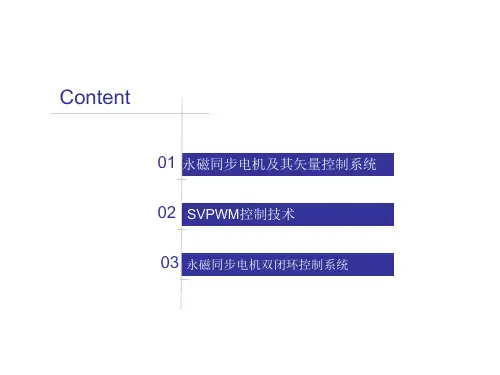 基于SVPWM的永磁同步电机控制