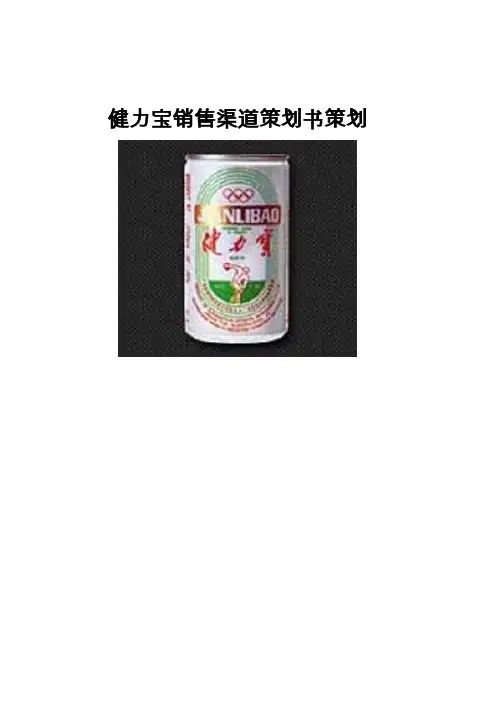 健力宝营销渠道策划书