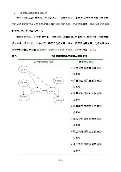 amos-验证性因子分析报告步步教程