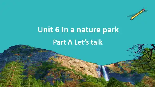 PEP小学英语五年级上册Unit 6 Part A Let's talk