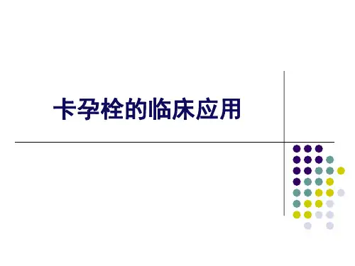 卡孕栓应用PPT课件