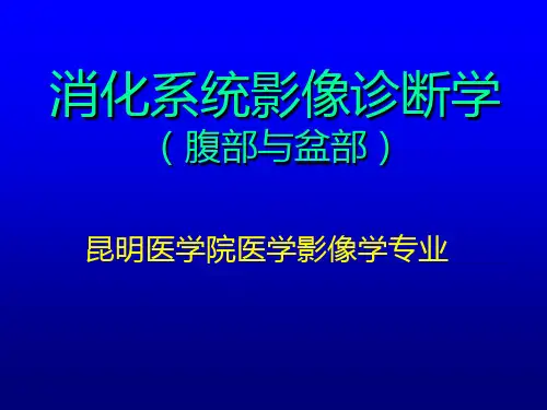 消化系统影像诊断学ppt