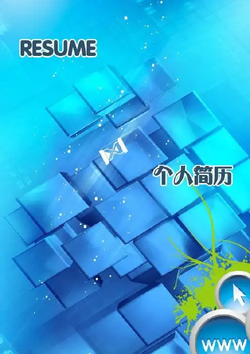 个人简历模板-简洁大气表格版 (35)