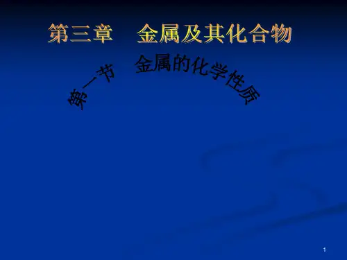 金属与酸和水的反应ppt课件