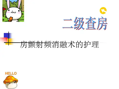 房颤射频消融术PPT课件