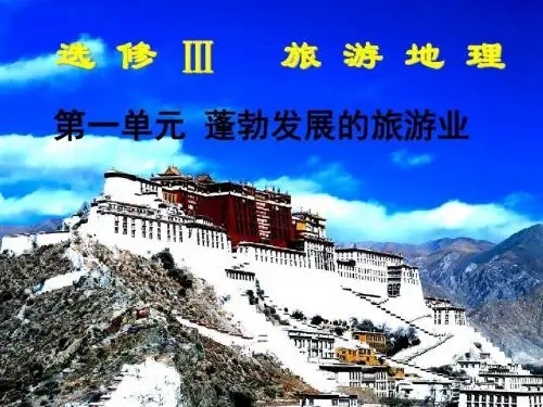 鲁教版高中地理选修3第1单元第1节长盛不衰的“朝阳产业”(共40张PPT)