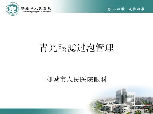 青光眼滤过泡管理PPT课件