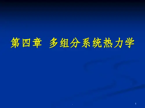 多组分系统ppt课件