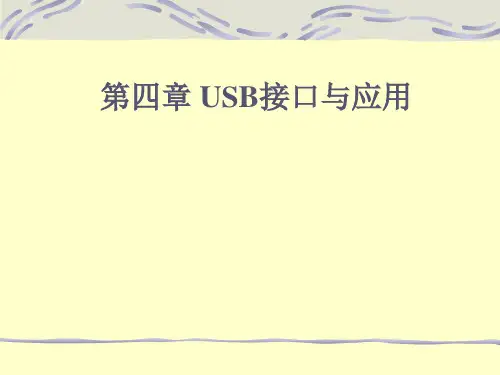 USB接口与应用