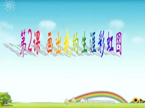 生涯规划课程2画出我的生涯彩虹ppt课件