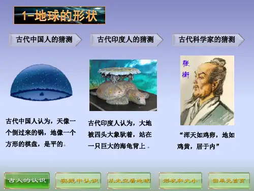 六年级上册科学课件-2.1 地球的形状｜苏教版 (共14张PPT)