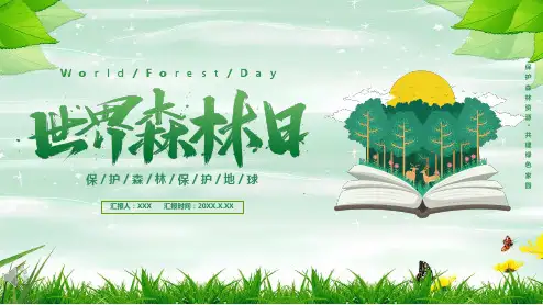 世界森林日PPT课件