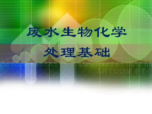 废水生物化学处理基础