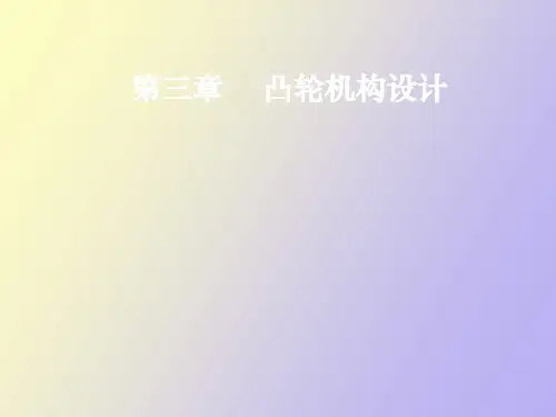 凸轮机构设计习题