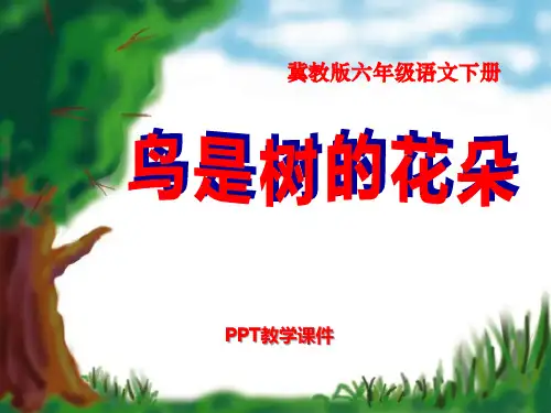 语文六下《鸟是树的花朵》课件