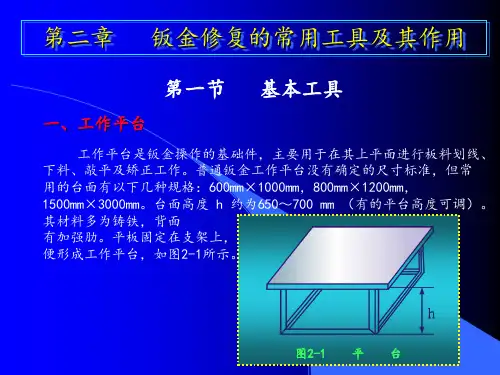 汽车讲解第二章钣金修复的常用工具及其使用PPT课件