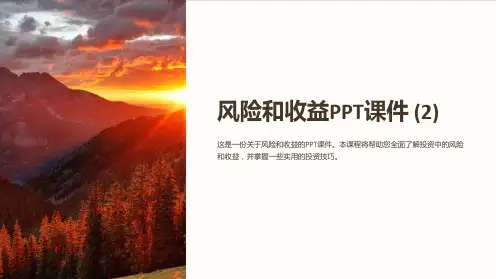 《风险和收益》课件 (2)