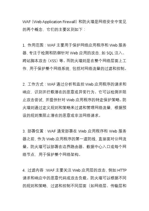 waf和防火墙区别？ (2)