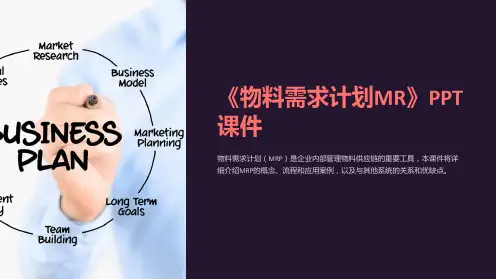 《物料需求计划MR》课件