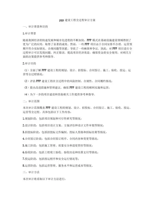 ppp建设工程全过程审计方案