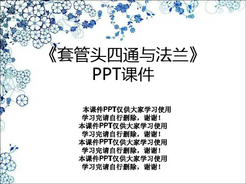 《套管头四通与法兰》PPT课件