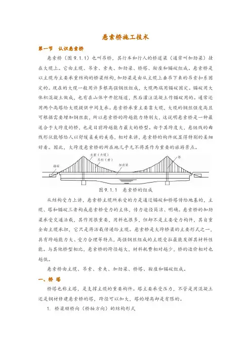 悬索桥施工技术