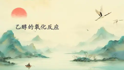 乙醇的氧化反应