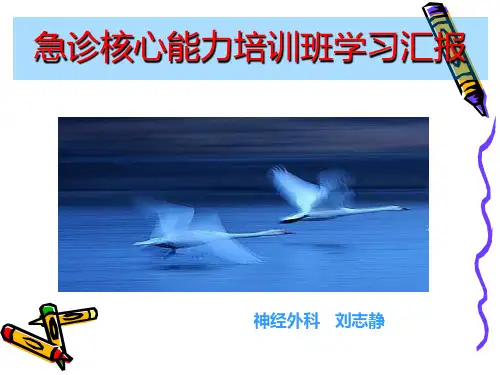 急诊培训班学习汇报PPT课件