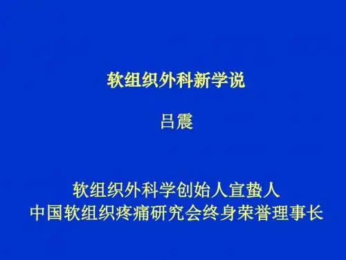 软组织外科新学说(宣蛰人)