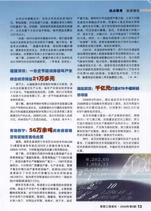 青海西宁：56万余吨历史遗留铬渣有望被无害化处置