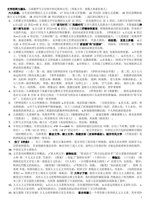 外国文学史(郑克鲁版)