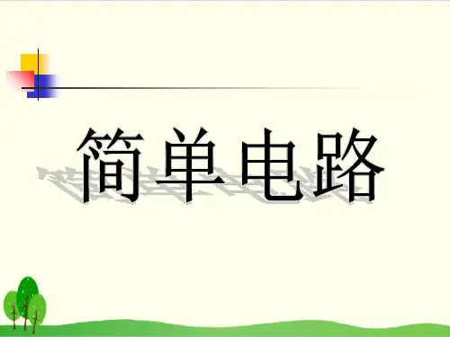 苏教版科学《简单电路》全文课件1
